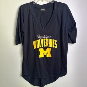 Michigan Wolverines T-Shirt by Gameday Couture Oversized Women’s Small